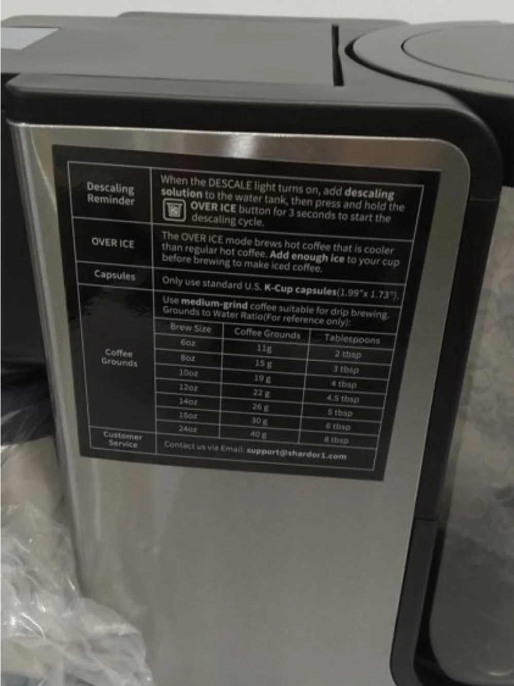 5 cup drip coffee maker for K Cup